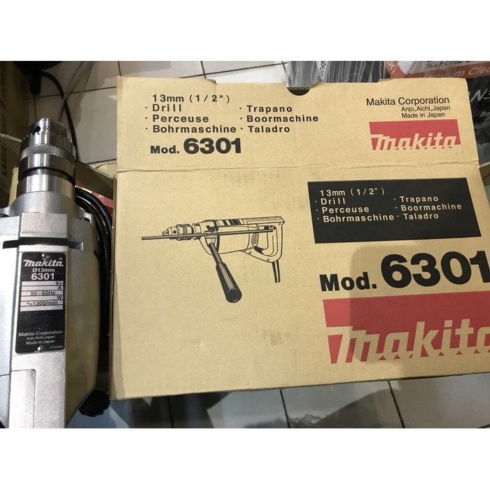 ORIGINAL - BOR TANGAN MAKITA 6301