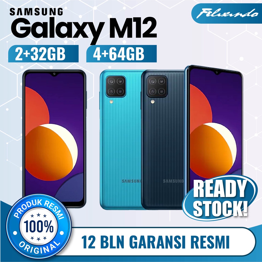 Samsung M12 3/32 4/64 GB RAM 3 4 ROM 32 64 Resmi SEIN