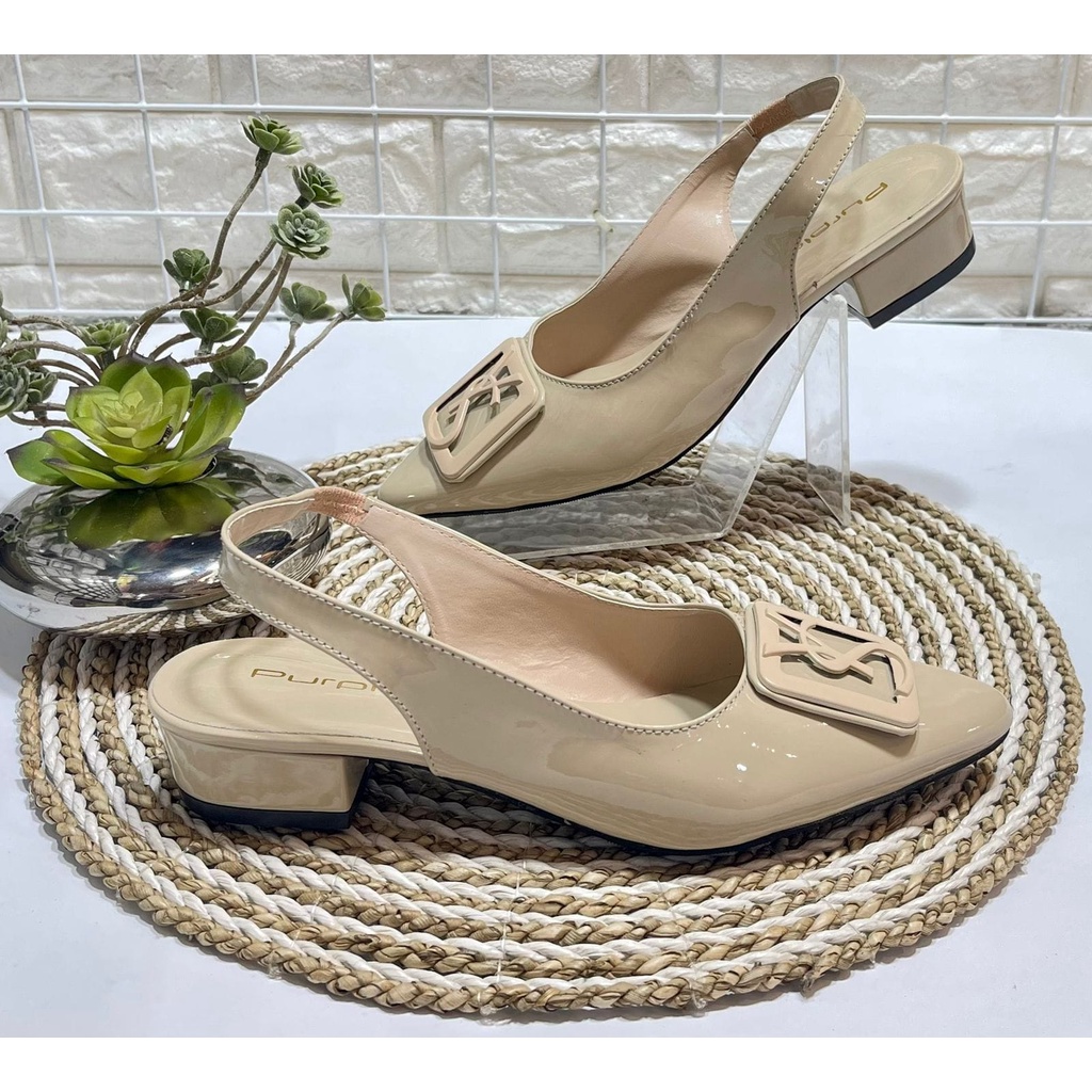 Sandal Purple Y034 - Sepatu Wanita Heels - Heels Shoes Purple