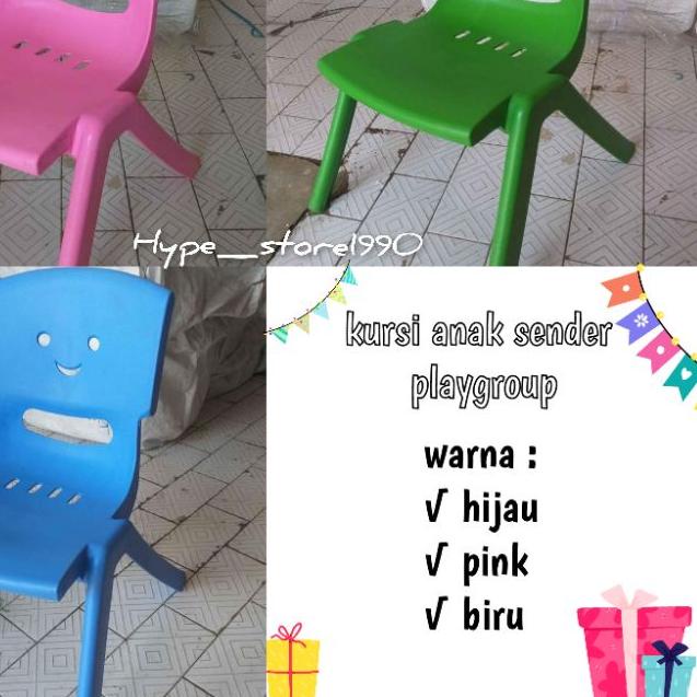 ♜ kursi anak plastik playgroup / kursi sender plastik/ kursi plastik/ kursi tk ✽