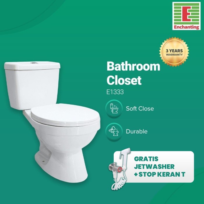 new Toilet / Kloset Duduk Europe Enchanting E1333