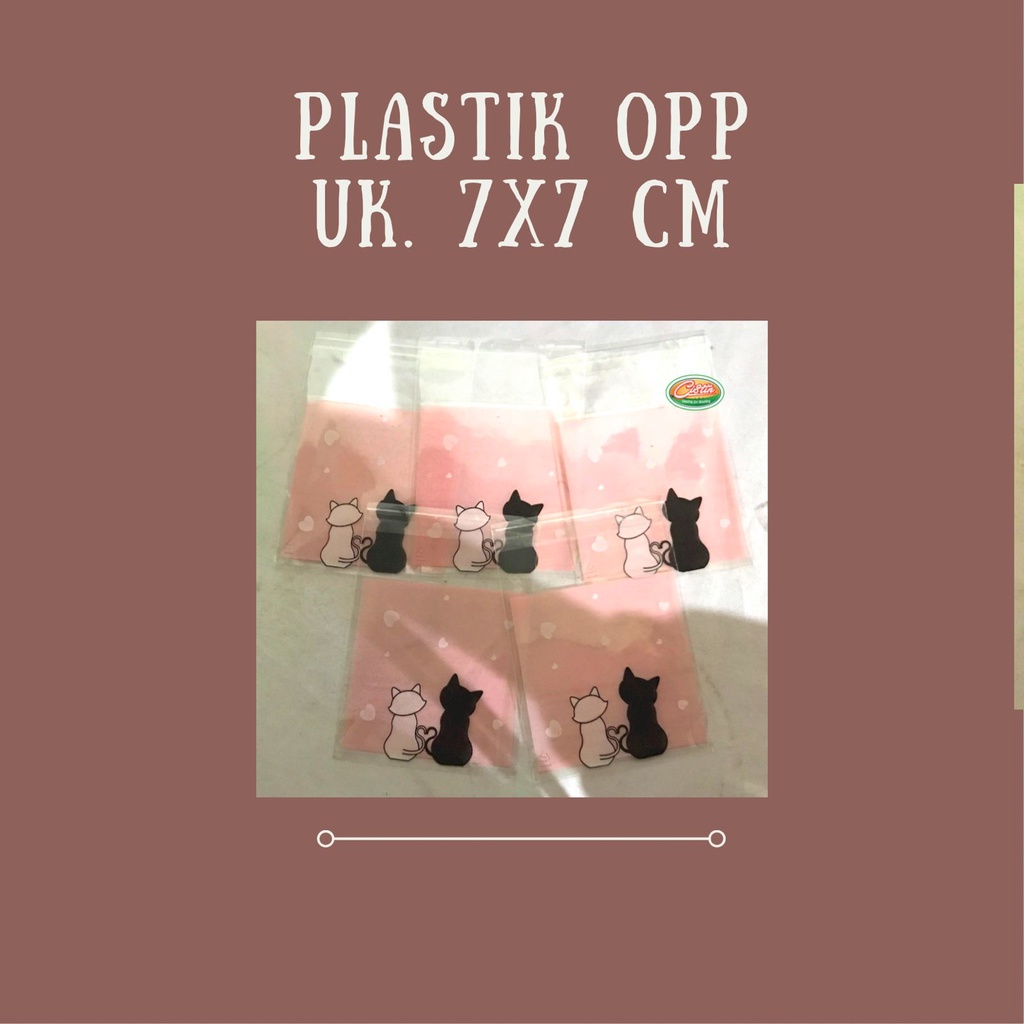 Jual Plastik Cookies Mini Motif Kucing Isi Pcs Shopee Indonesia