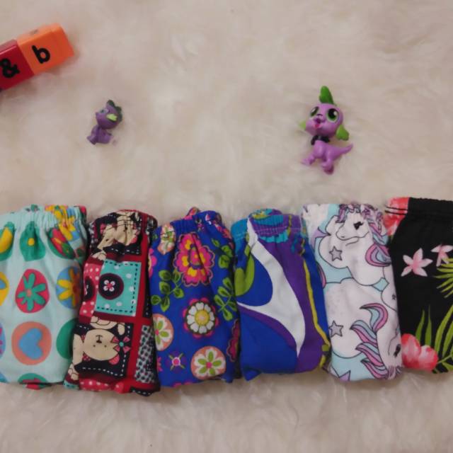 Celana dalam anak perempuan motif campur isi 6pcs