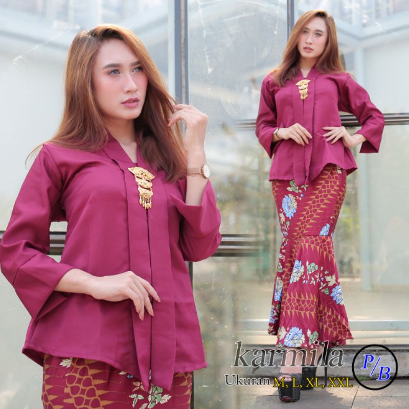 SET KUTUBARU FLOY BALOTELLY - KEBAYA KUTUBARU BAHAN BALOTELLY - KEBAYA FLOY - FLOY - KEBAYA