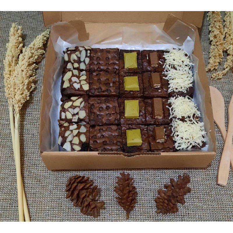 

Brownies Fudgy Gift 22x22cm