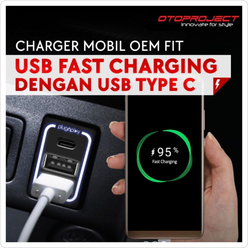 Fast Charging HP Di Mobil Toyota, Honda, Suzuki, Mitsubishi Merk Otoproject