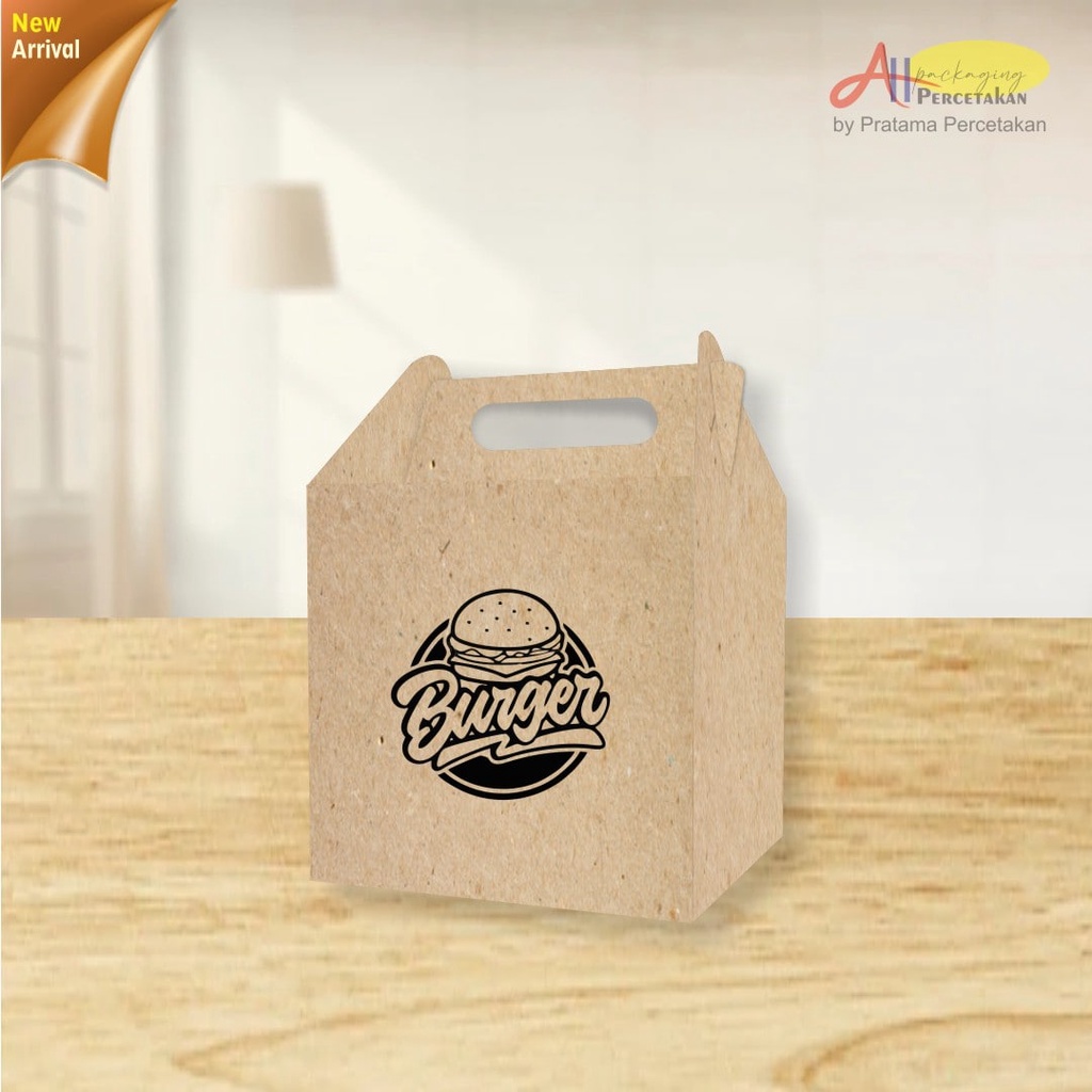 

CETAK DUS BURGER MODEL GABLEBOX CUSTOM // DUS BURGER MODEL GABLEBOX CUSTOM NAMA / TULISAN / GAMBAR