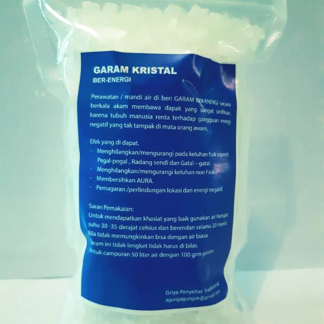 

Garam Kristal Kesehatan 650gram