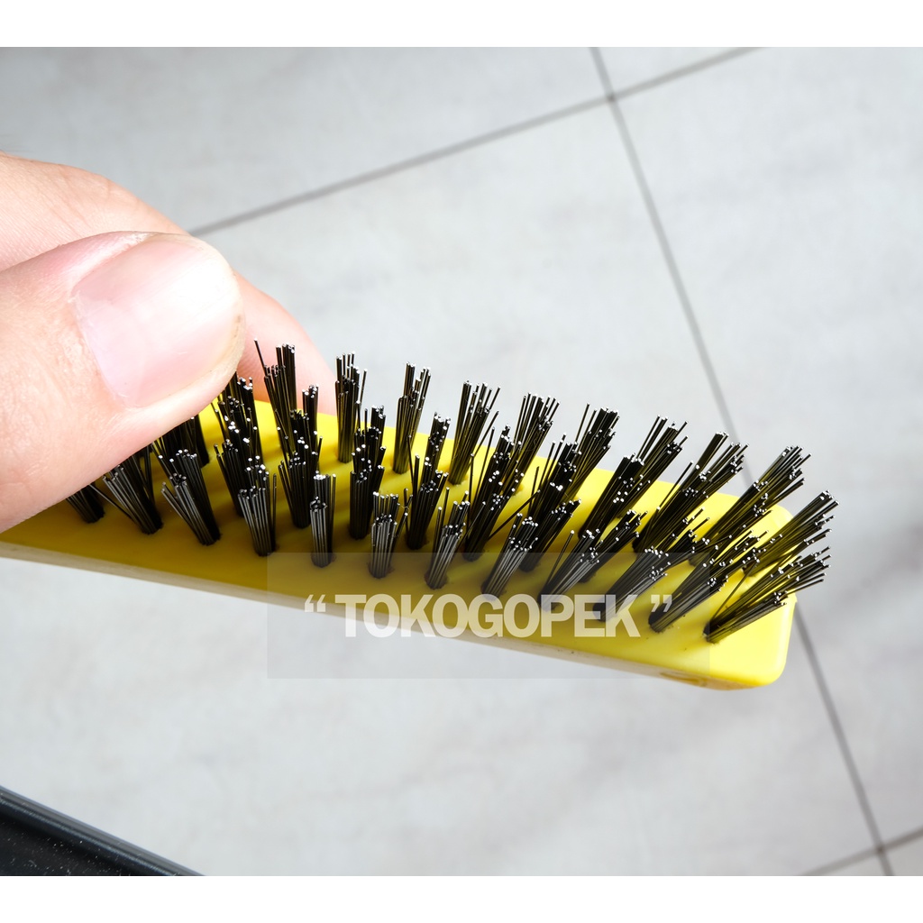 SOLIGEN SIKAT KAWAT BAJA GAGANG FIBER - WIRE BRUSH 25CM