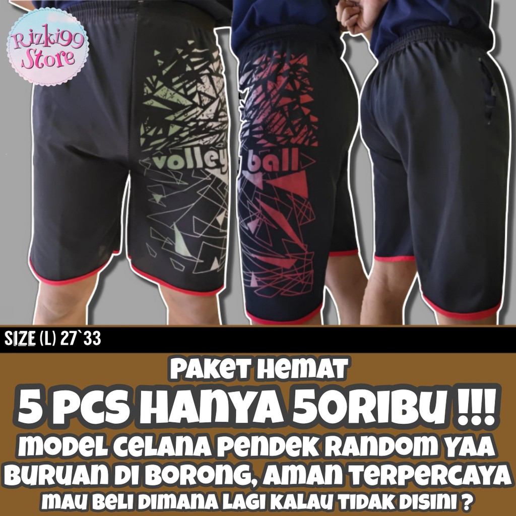 Celana Pendek Pria Murah Grosir Celana Pendek Cowok Dewasa Murah Paket Hemat Promo Katok Pendek Pria