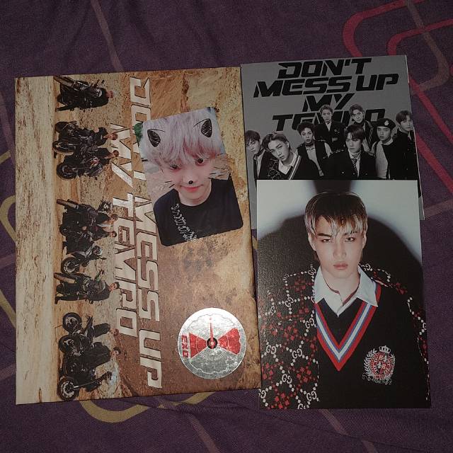 EXO ALBUM DMUMT MODERATO VER WITH CHANYEOL PC AND KAI POSTCARD