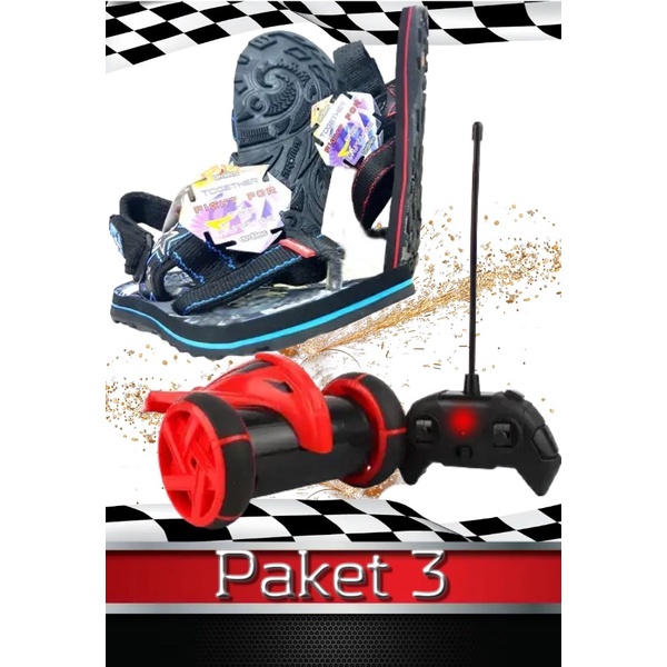 GRATIS Rc FLip stunt Car Remotkontrol Ardiles Sandal Gunung Anak Ardiles Sandalanak Sendal anakanak