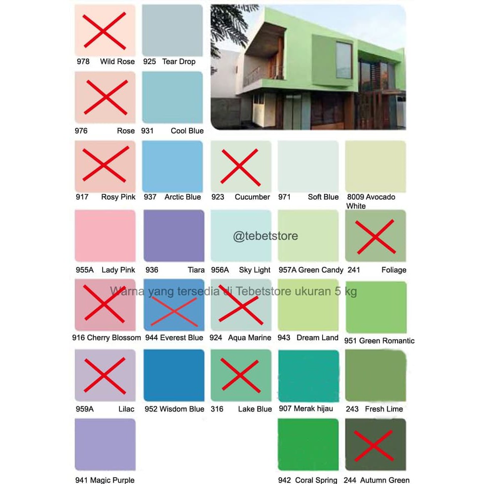 Vinilex Ukuran 5 Kg Wyx91540 Shopee Indonesia