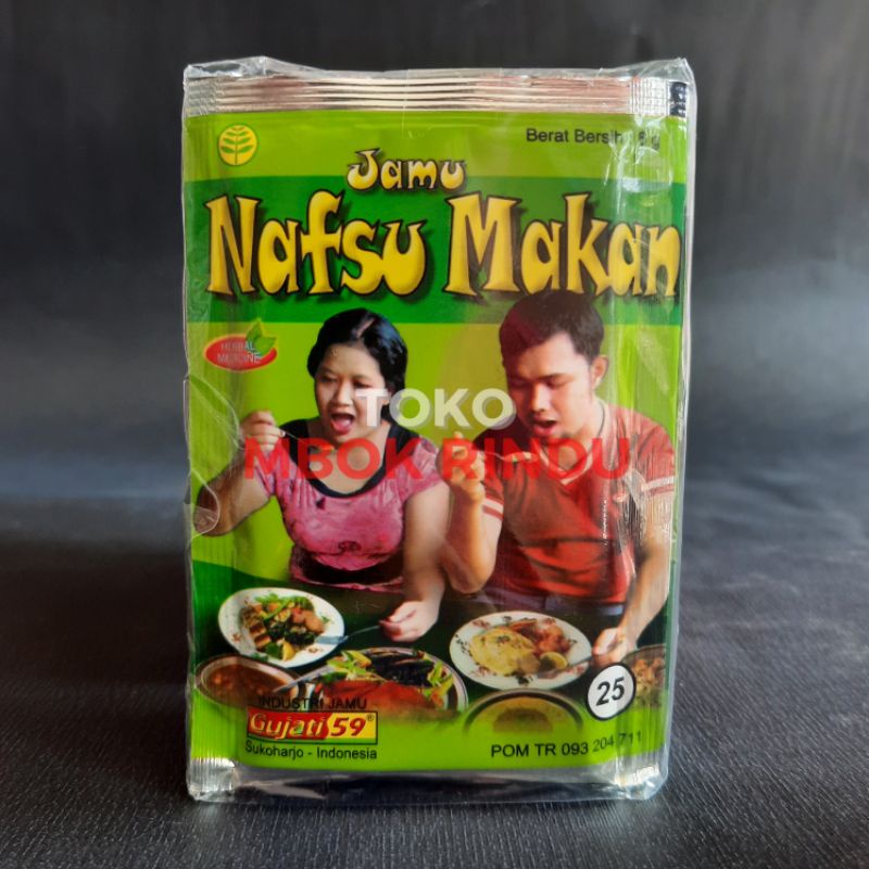 

Jamu Nafsu Makan - Gujati (Isi 10 Sachet)