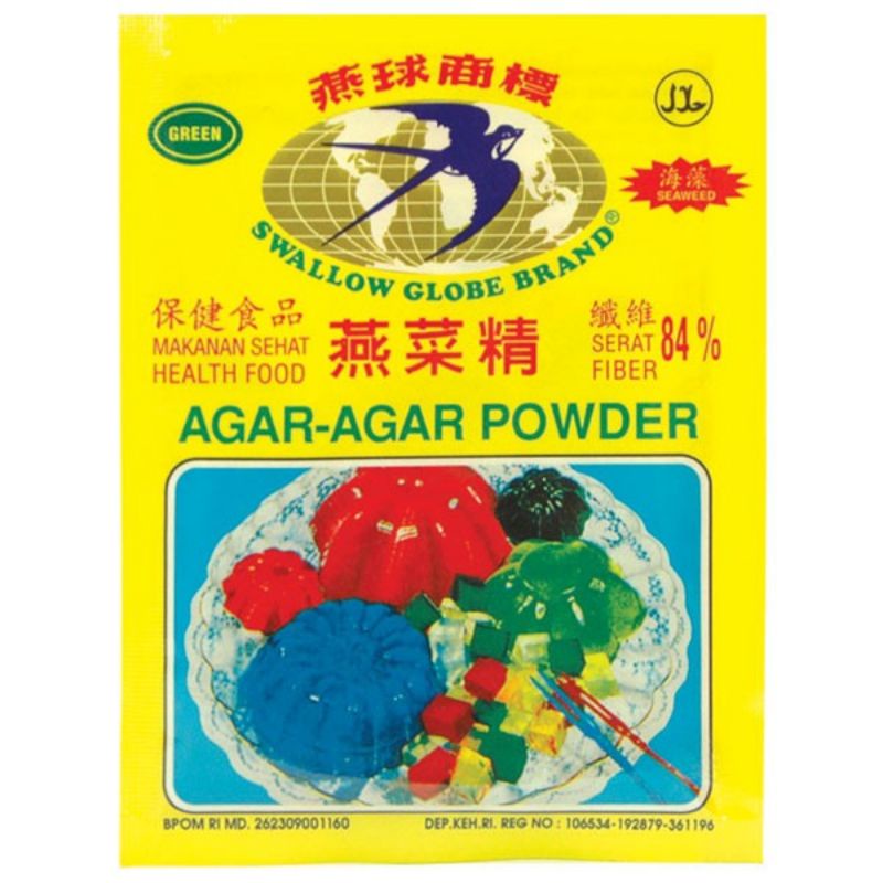 

Agar agar Swallow globe Hijau