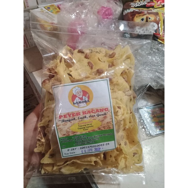

Peyek Kacang Renyah, Enak & Gurih
