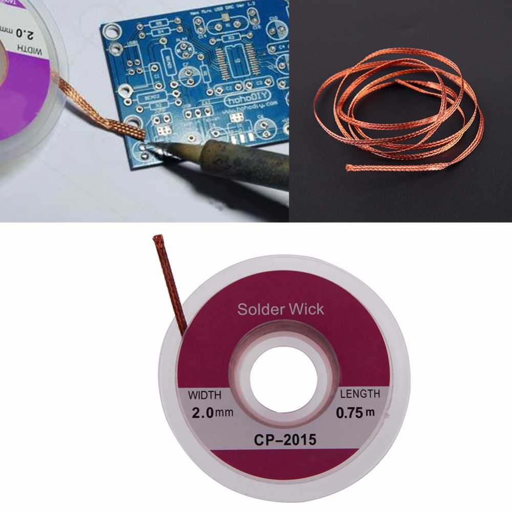 GIJ - Pita Solder Wick Pembersih Timah 2.0mm 1.5 meter