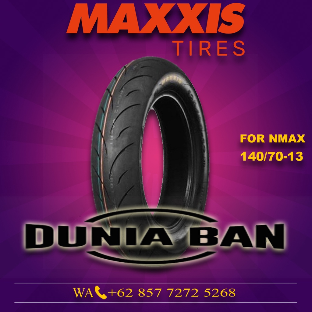 BAN NMAX MAXXIS MA-R1 UK 140/70-13 SOFT COMPOUND TUBELESS