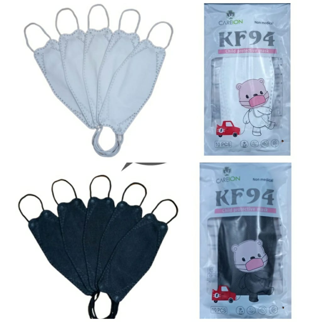 KF94 Anak Polos Hitam dan Putih