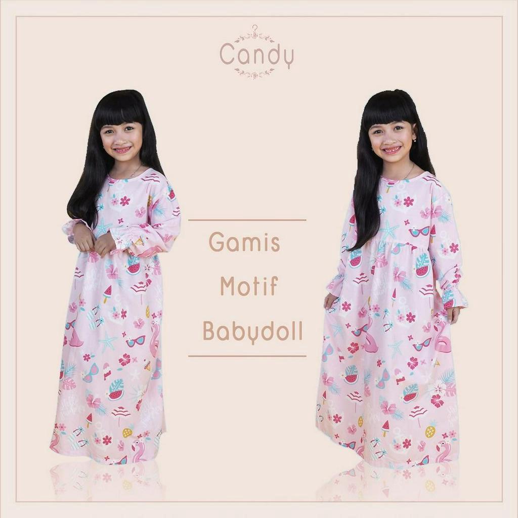 GAMIS ANAK BAJU ANAK MUSLIM KEYLA BABYDOLL KIDS 2-6TH