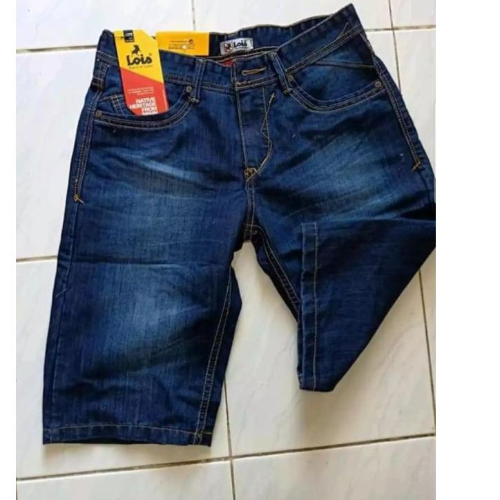 LANGSUNG ATC.. kasmayhanti/harga promo celana jeans pendek lois original denim import/celana pendek 