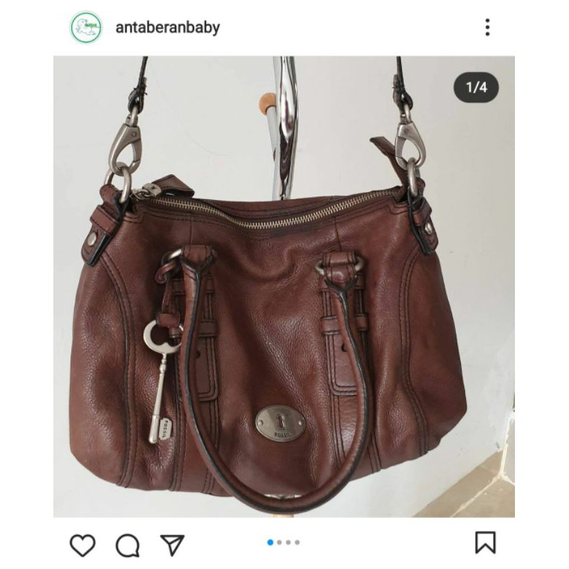 Fossil maddox medium satchel