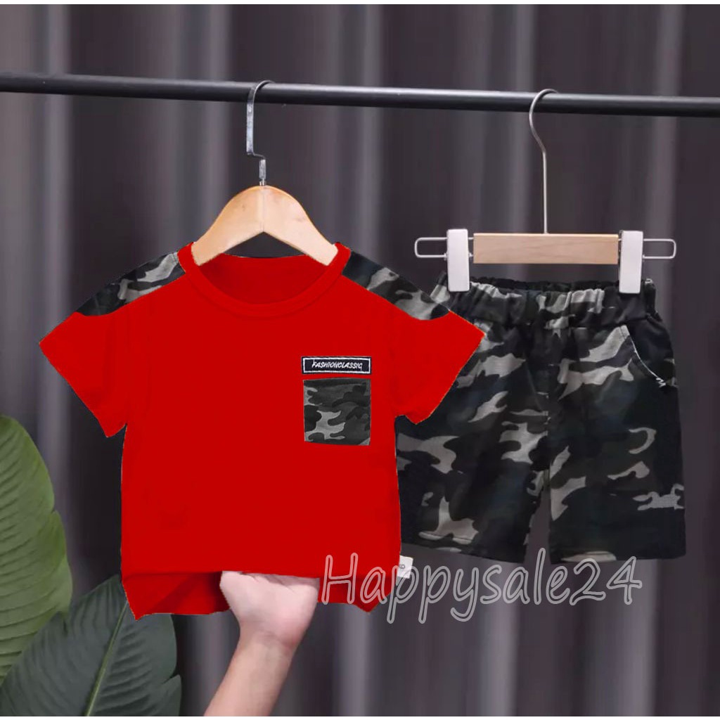 SETELAN NAUFAL KIDS ARMY 1-5 TAHUN SETELAN ANAK LAKI LAKI SETELAN ANAK PEREMPUAN 1-5 TAHUN