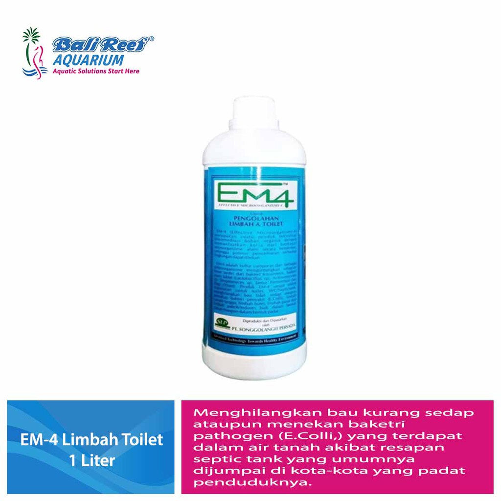 Em4 Untuk Limbah Toilet 1 Liter Bateri Pengurai Limbah Bakteri Pengurai Baik Em4 Limbah Em4 Toilet