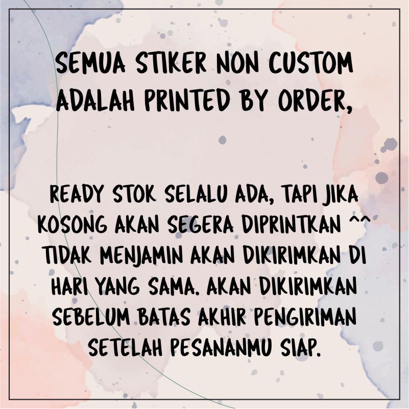 POLCOS - STIKER DECO - RANDOM THINGS-6