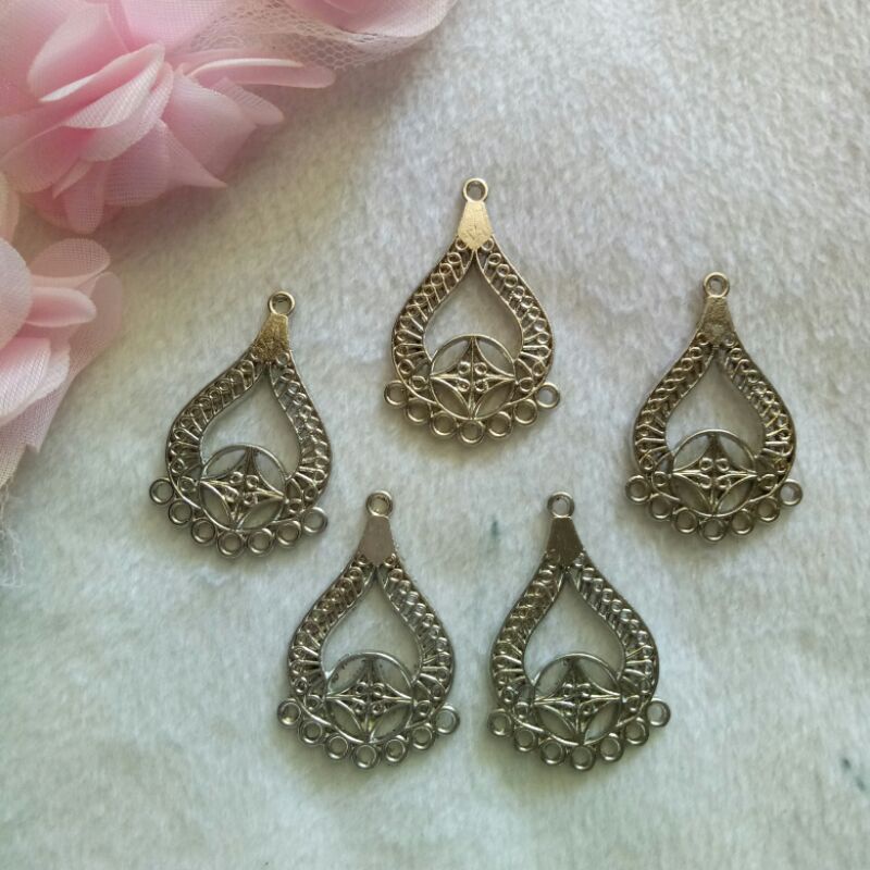 Kerangka anting bahan aksesori (10biji)