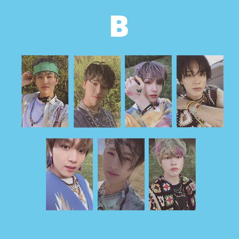 7pcs / set Kartu Ucapan Desain KPOP NCT DREAM Hello Future