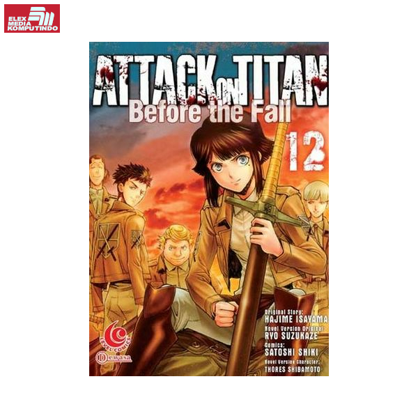 Elex  - LC - Attack on Titan Before The Fall 12 - Hajime Isayama, Shiki Satoshi - 9786020461526