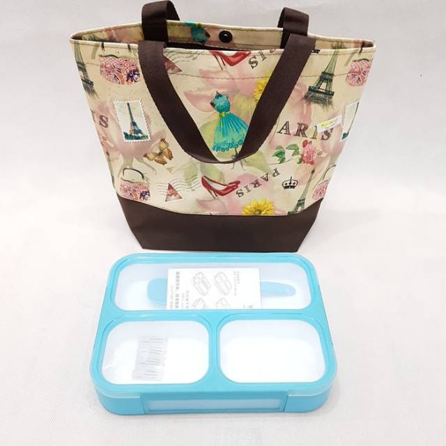 Tas bekal tote bag lunch bag london S1