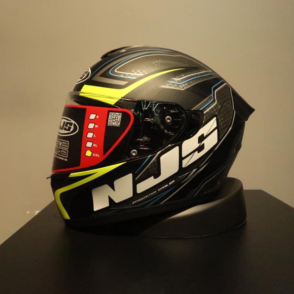 NJS ZX-1 Motif Furion Helm Fullface