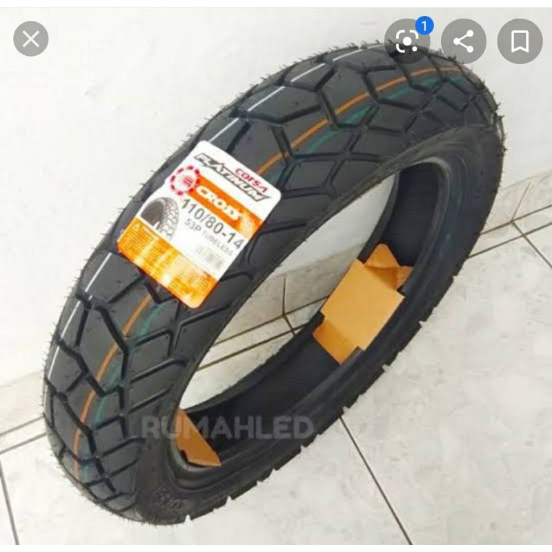 Corsa cross s dual purpose 110 80 14 (tubeless)
