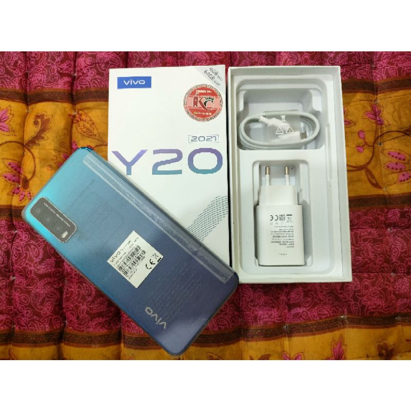 LIKE NEW VIVO Y20 2021 RAM 4/64 GARANSI RESMI