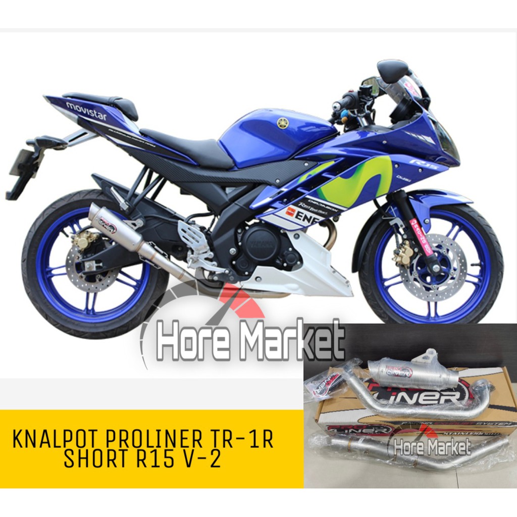 KNALPOT PROLINER R15 V2 OLD XABRE 150 FULL SYSTEM ORIGINAL 100%