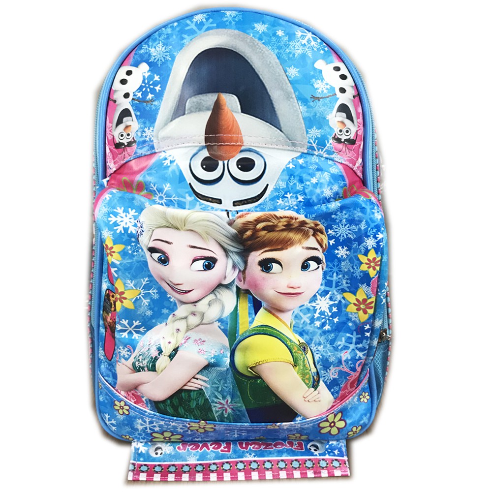 Tas Ransel Sekolah TK Tas Karakter Anak Laki2 Perempuan MOBIL 3D On The Road Tas Mobil LB