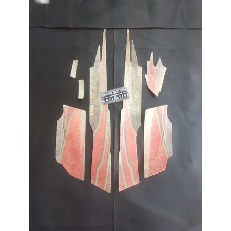 striping stiker sticker lis yamaha force1 force 1 f1 merah 93 94 original nos