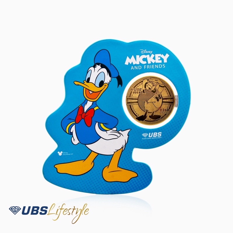 UBS Angpao 24K Disney Donald Duck 0.2 gram