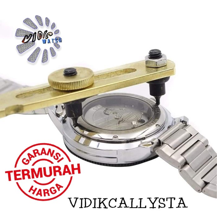 Alat Pembuka Casing Belakang Jam Tangan Spanner bahan Stainless