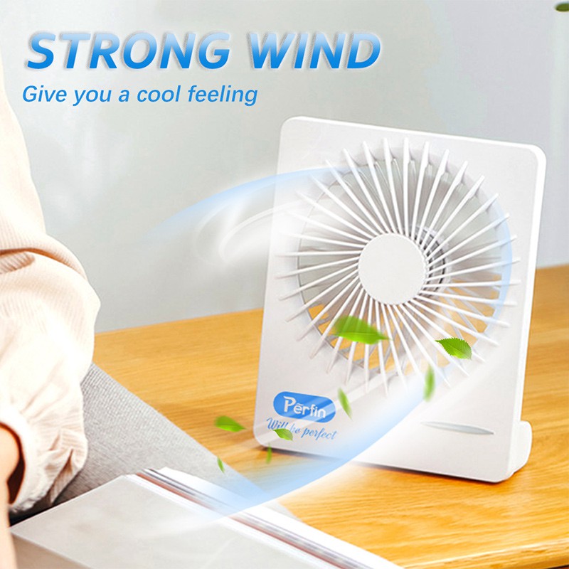 Perfin PFAN03 Kipas Angin Mini Portable USB 3-Speed