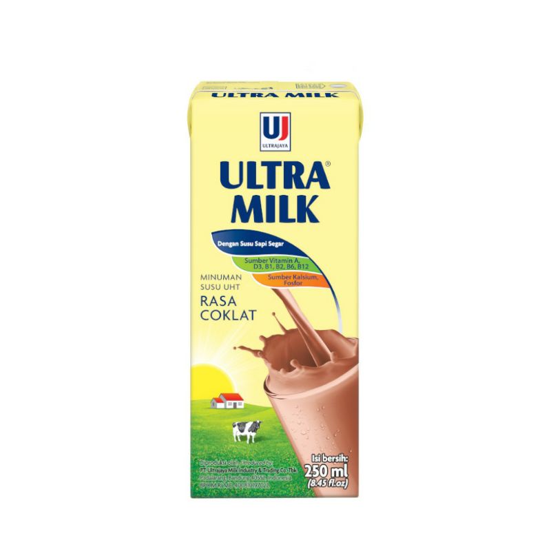 

Ultra milk susu Uht coklat 250 ml