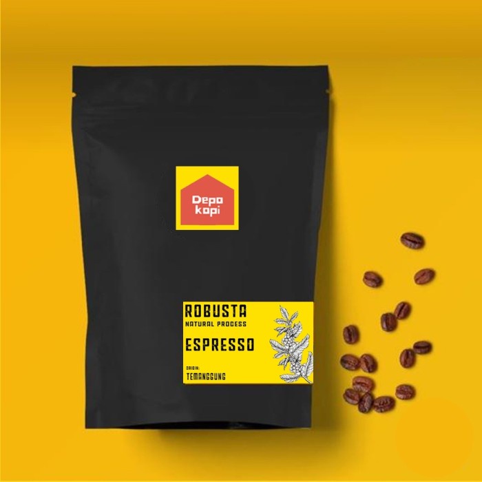 

(BISA COD) Kopi Robusta Temanggung 1Kg - Espresso - Kopi Susu | Termurah - Biji