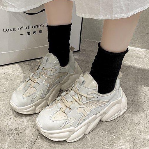 TBIG [COD] Sepatu Sekolah Sneakers Import Shoes HENA Wanita Sepatu Korea Style Sekolah Kuliah