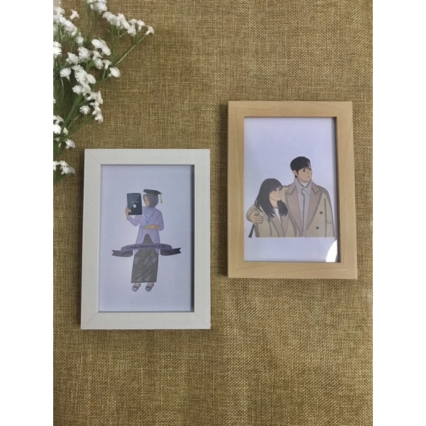 KADO WISUDA/ KADO WEDDING/ BINGKAI 3D/ KARIKATUR WAJAH/ GIFTBOX/ HAMPERS