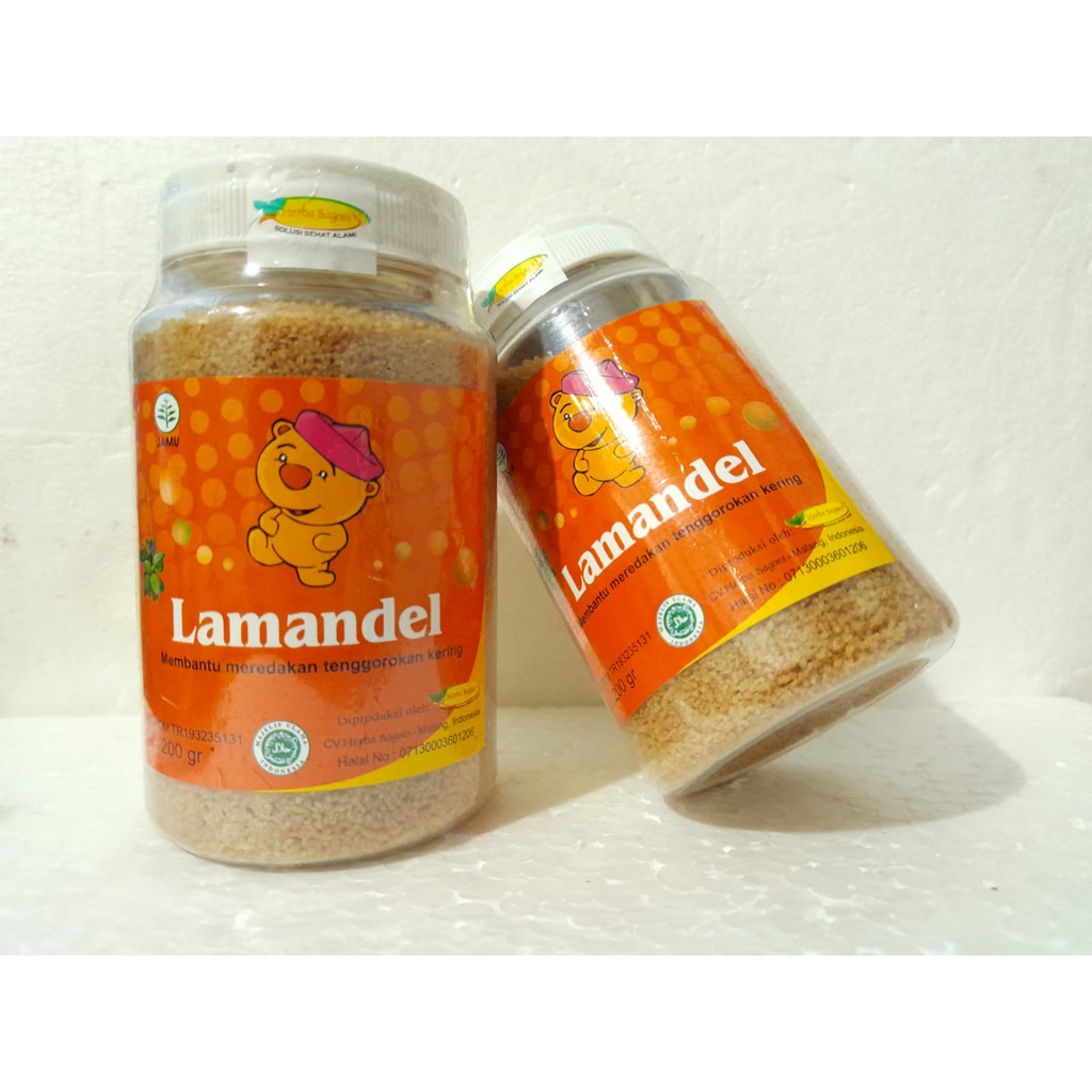 

LAMANDEL SERBUK HERBAL PER BOTOL - MELEGAKAN TENGGOROKAN KERING. MEMPERJERNIH SUARA