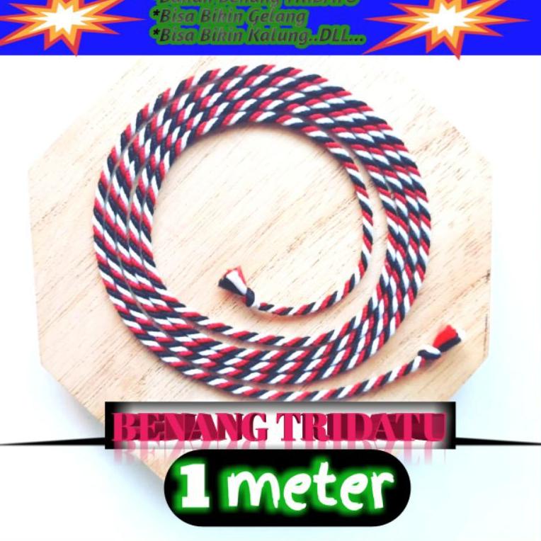 Bahan Benang Bikin Gelang Kalung TRIDATU Terlaris keren Banget  meriah 5J7