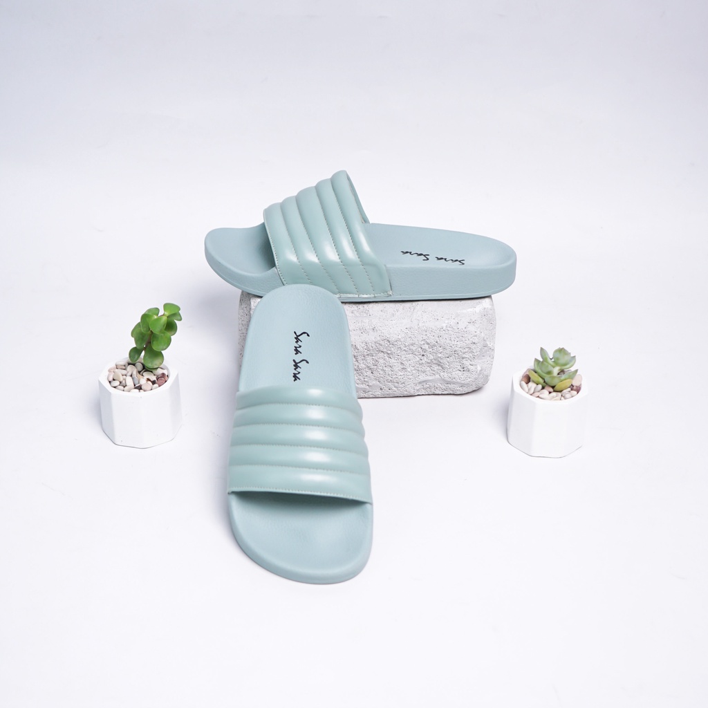 Sara Sara Gerry Sandal Slop Wanita Casual Sendal Selop Cewek Sandal Slide Cantik Size 36-40