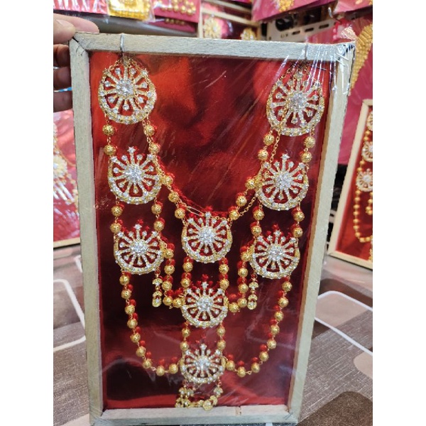 kalung penganten motif Bros bintang